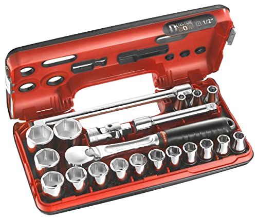 FACOM Coffret douilles 1/2'' 6 pans métriques DBOX