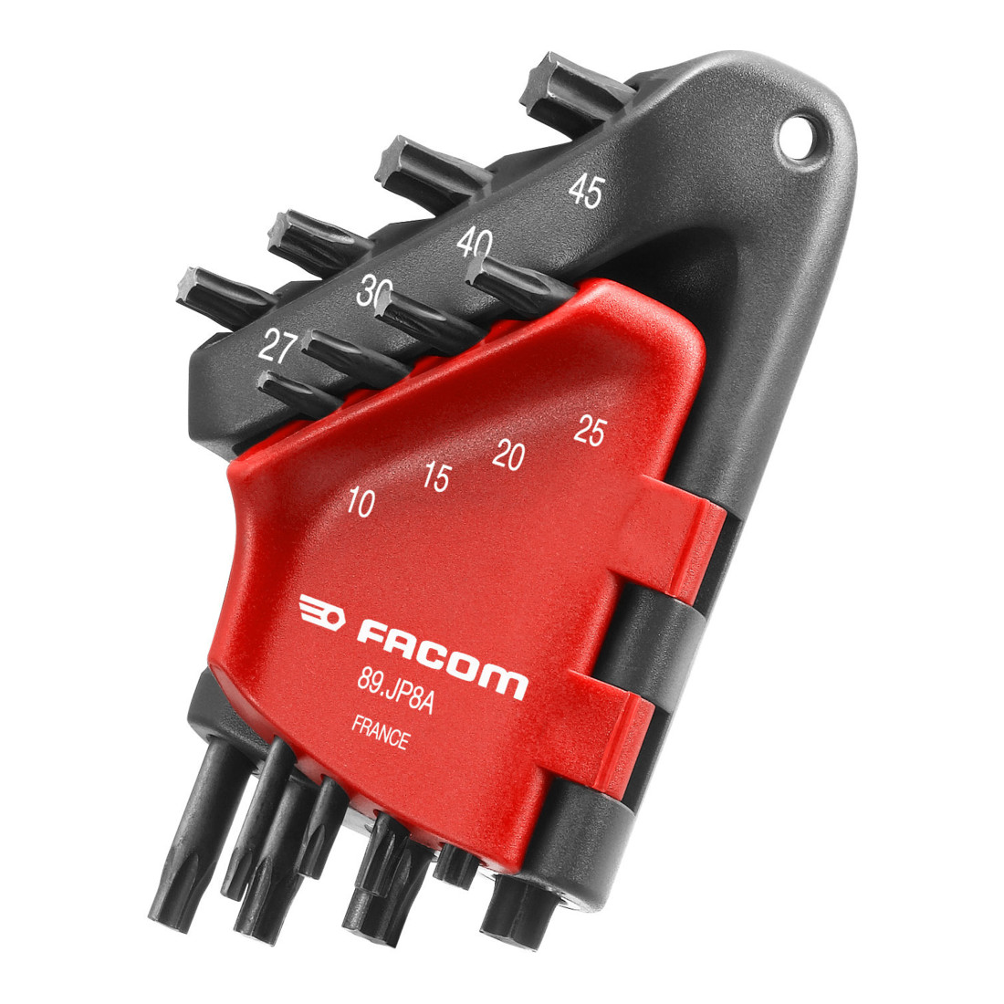 FACOM L-Keys Output Torx® short Set dans support pliable, 8 pcs.