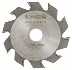 Bosch Professional Fraise circulaire 10 dents Diamètre 20 mm / Largeur 2,8 mm