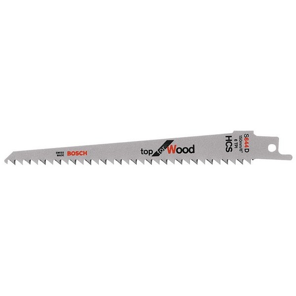 Bosch 5 lames de scie sabre 150mm S 644 D pour le bois