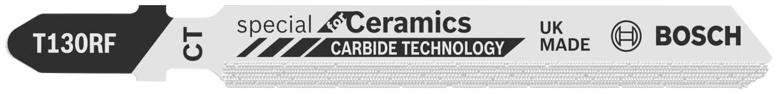 Bosch Lame de scie sauteuse T 130 RIFF Special for Ceramics lot de 3
