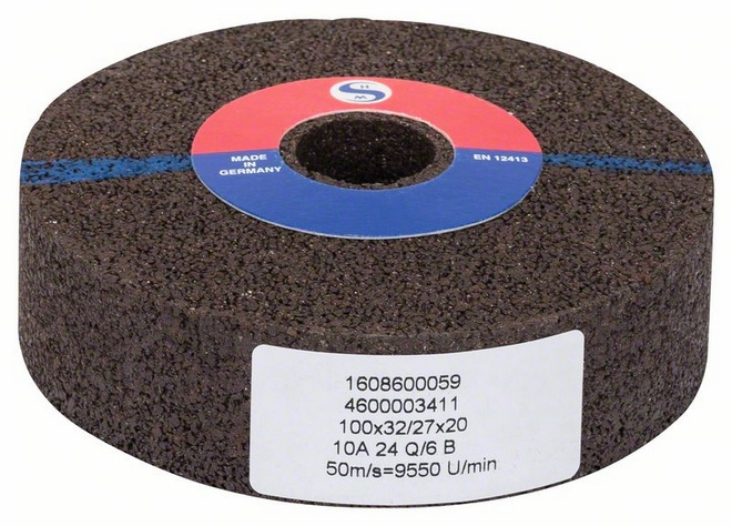 Bosch Professional 1608600059 Meule, Grey, 100 x 20 x 24 mm