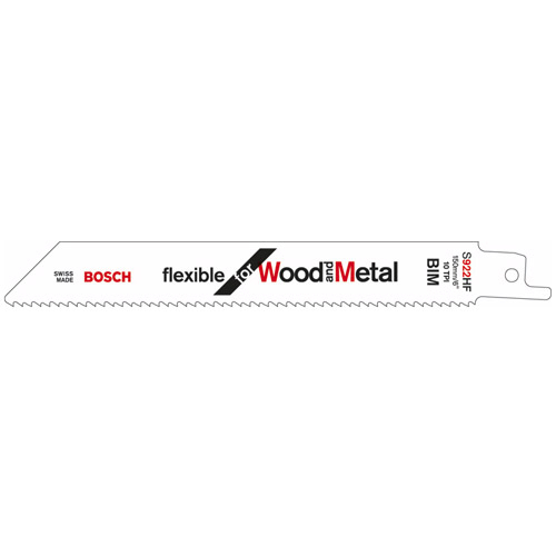 Bosch Säbelsägeblatt S 922 HF Flexible for Wood and Metal