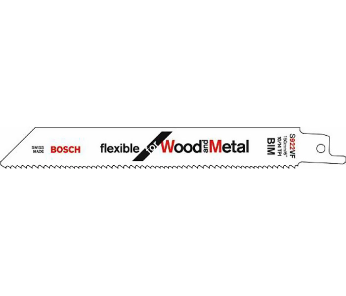 Bosch Säbelsägeblatt S 922 VF Flexible for Wood and Metal