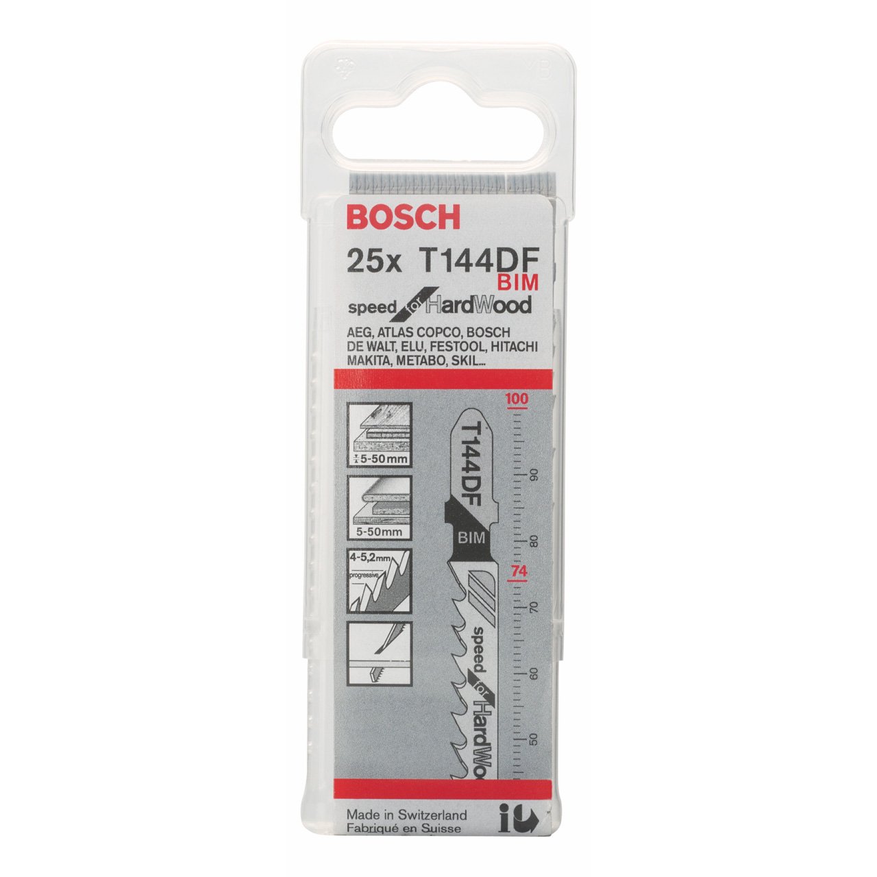 Bosch Stichsägeblatt T 144 DF Speed for Hard Wood