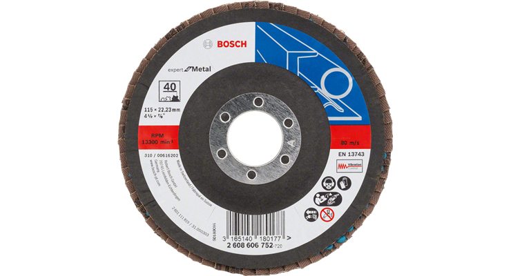 Bosch Fächerschleifscheibe X551 Expert for Metal