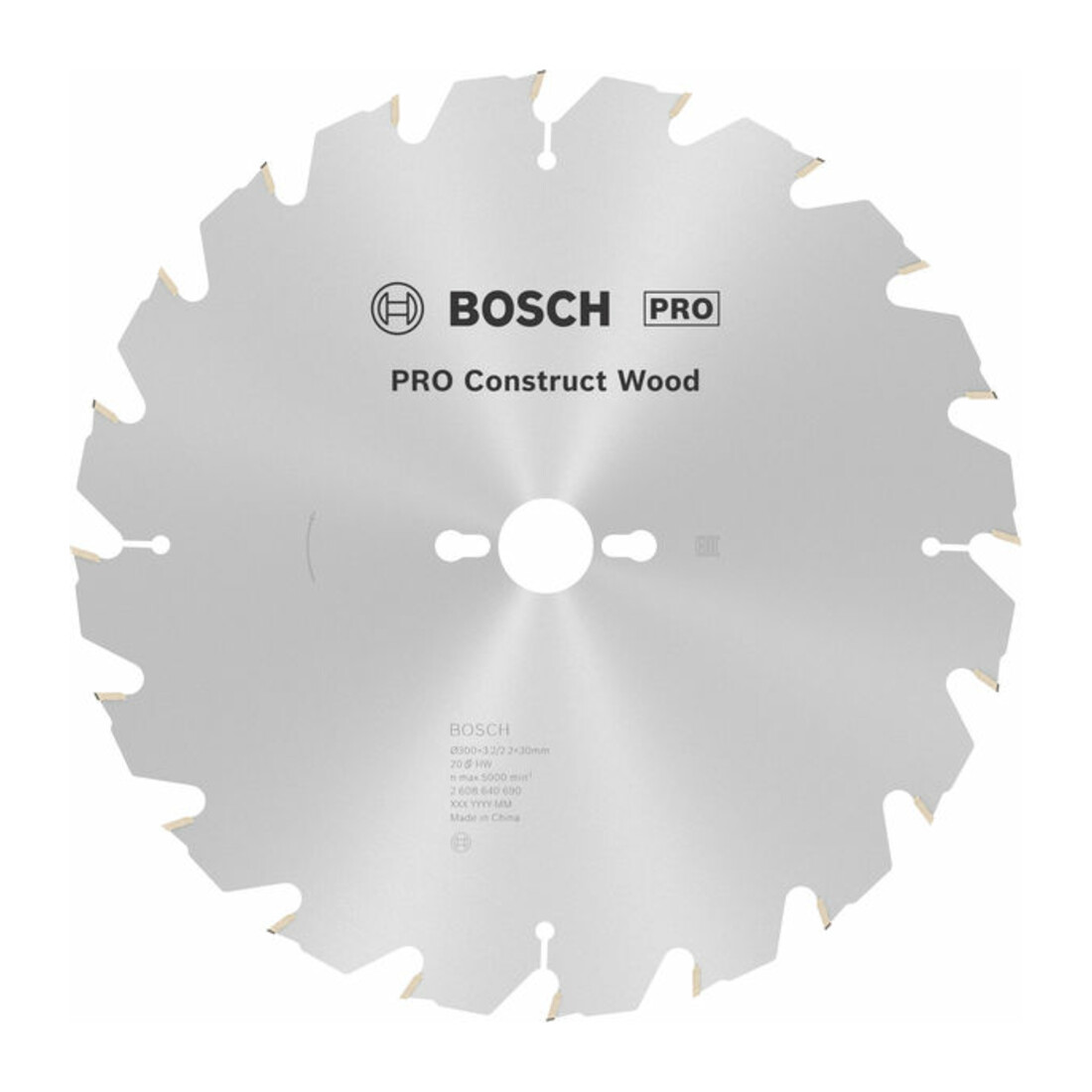 Bosch Lame de scie circulaire Construct Wood 300 x 30 x 3,2 mm 20