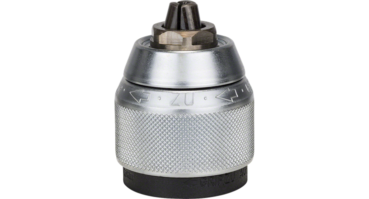 Bosch Mandrin à serrage rapide  chromé mat 1,5 à 13 mm 1/2' à 20