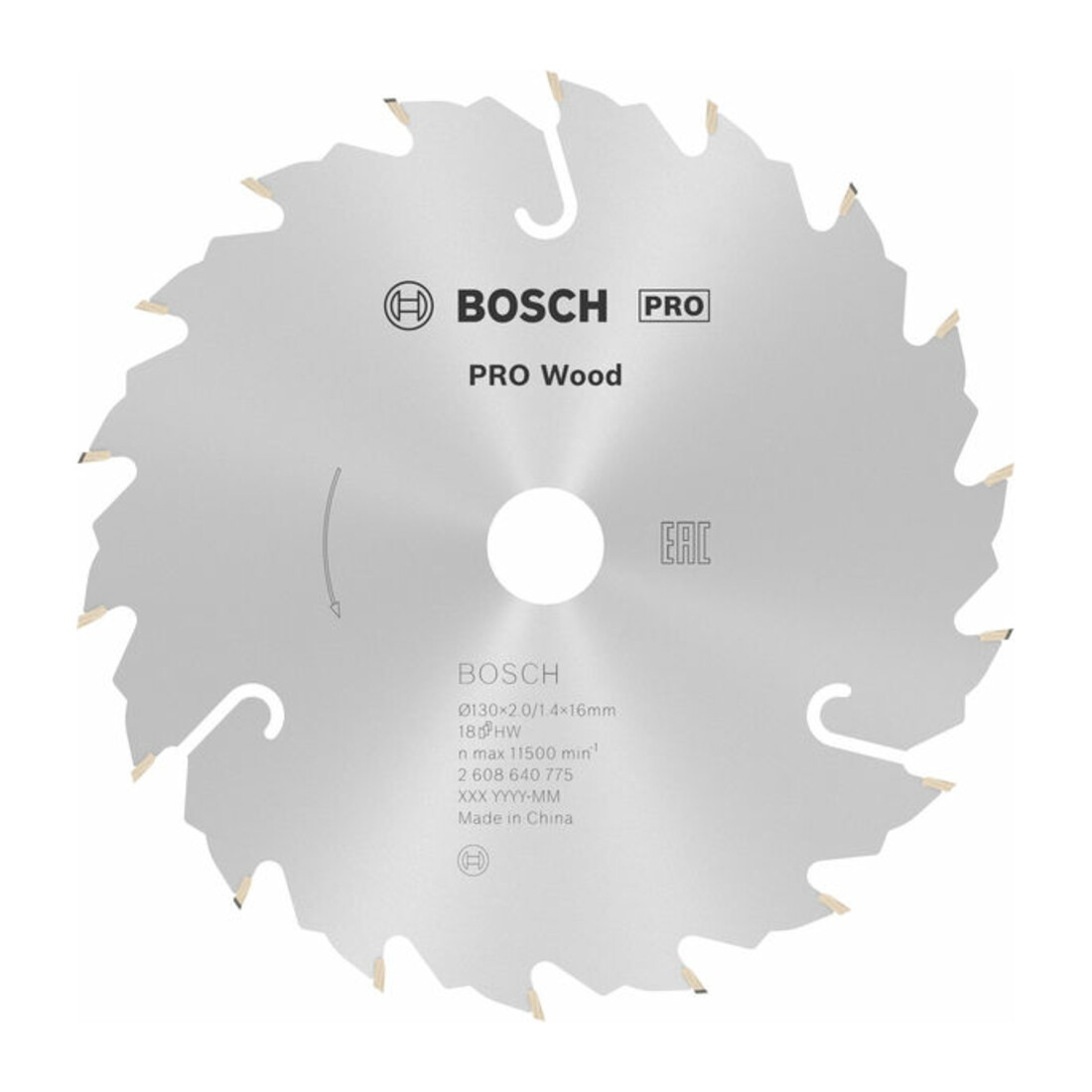 Bosch Lame de scie circulaire Speedline Bois 130 x 16 x 2,0 mm 18