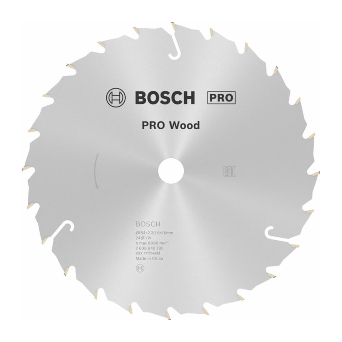 Bosch Lame de scie circulaire Speedline Bois 184 x 16 x 2,2 mm 24