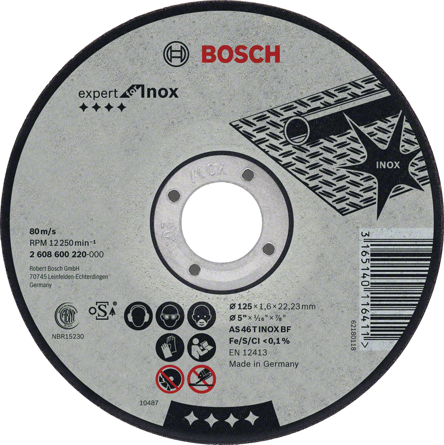 Bosch Expert for Inox 180 x 1,6 mm