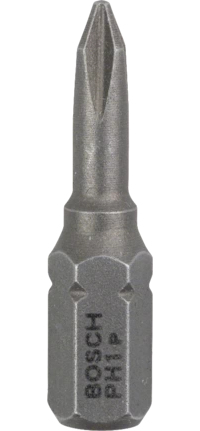 Bosch Jeu de 3 embouts PH1 à queue hexagonale 25 mm