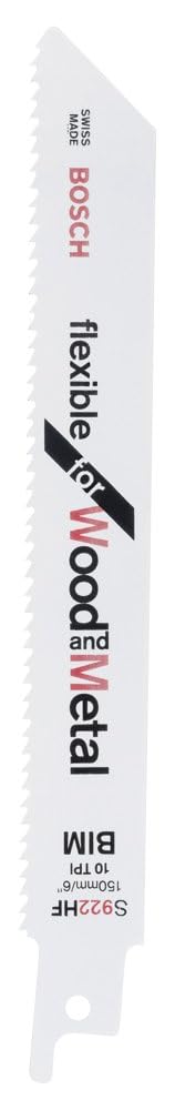Bosch Säbelsägeblatt S 922 HF Flexible for Wood and Metal