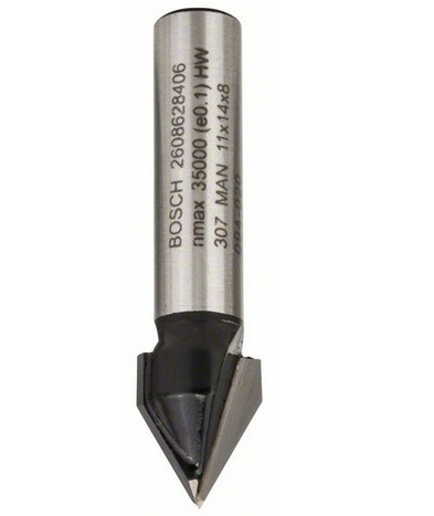 Bosch V-Nutfräser Standard for Wood