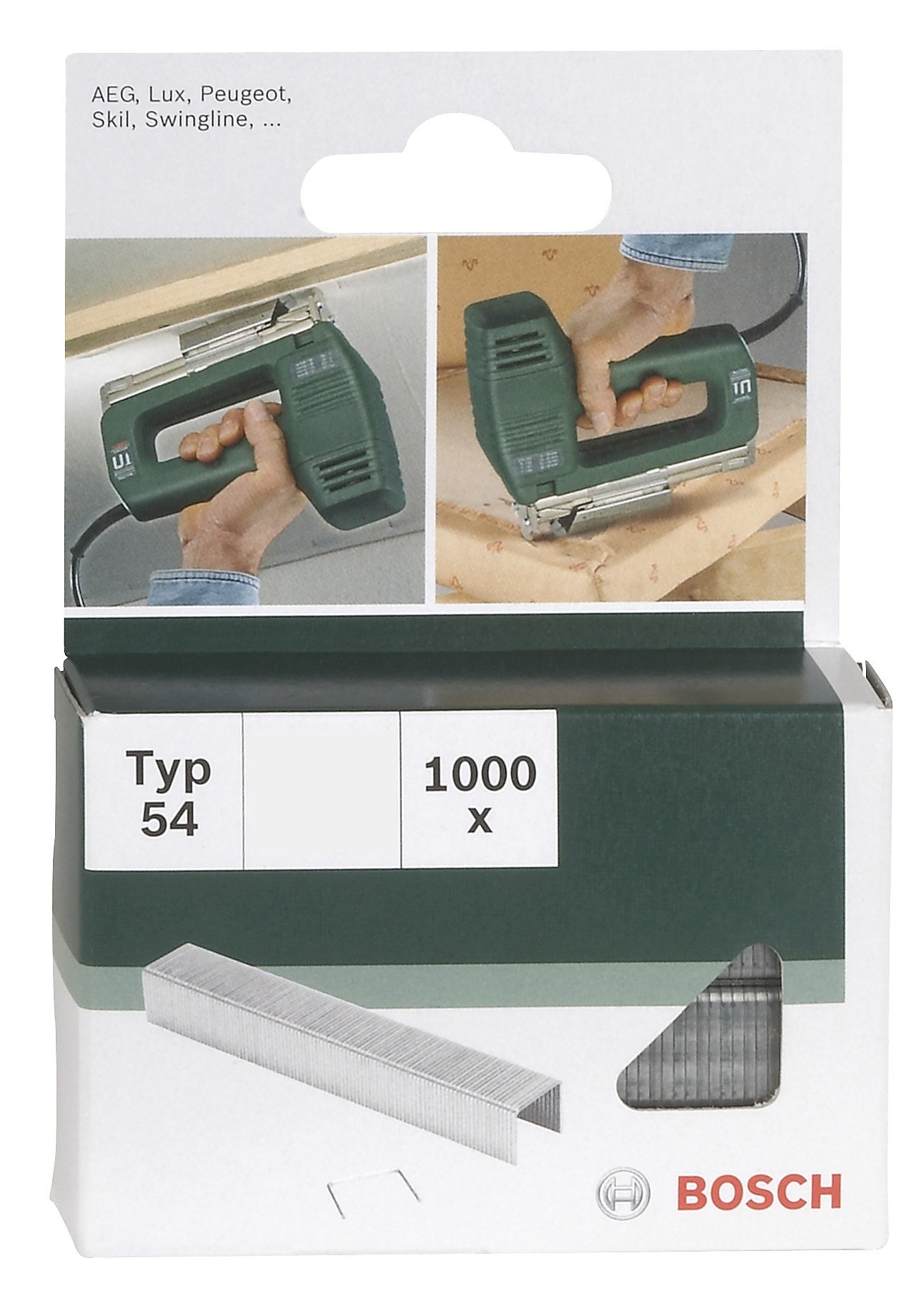 Bosch Professional Modèle du produit : Set de 1000 agrafes à fil plat Type 54
