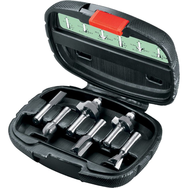 Bosch Pièces HM-Fräser-Set (8mm-Schaft)