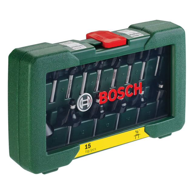 Bosch Pièces HM-Fräser-Set (1/4