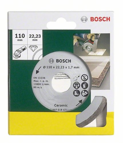 Bosch Professional Disque à tronçonner diamant pour carrelage Ø 110 mm alésage 22,23 mm