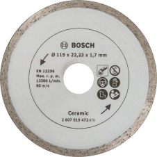 Bosch Professional Disque à tronçonner diamant pour carrelage Ø 115 mm alésage 22,23 mm