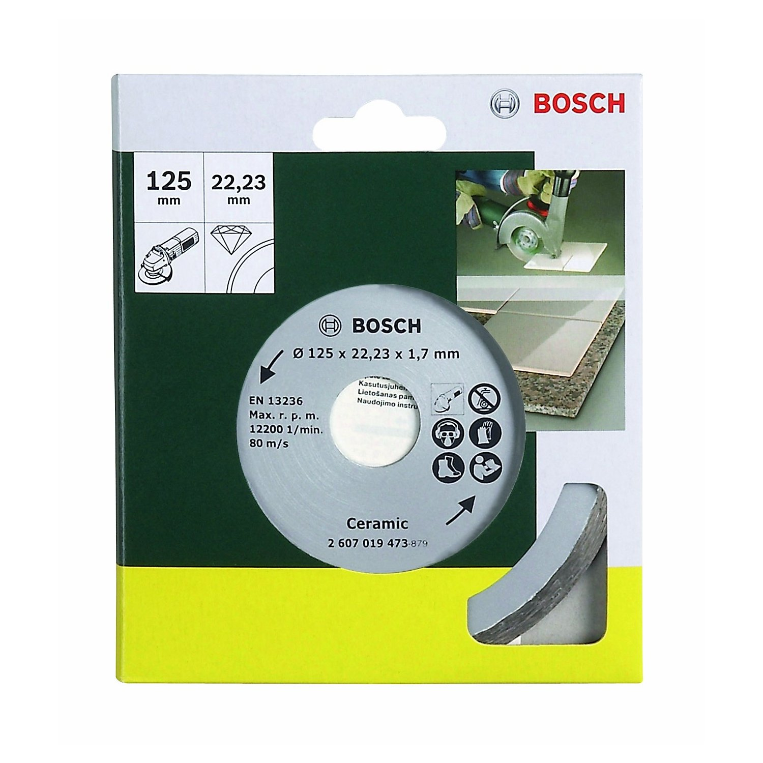 Bosch Professional Disque à tronçonner diamant pour carrelage Ø 125 mm alésage 22,23 mm