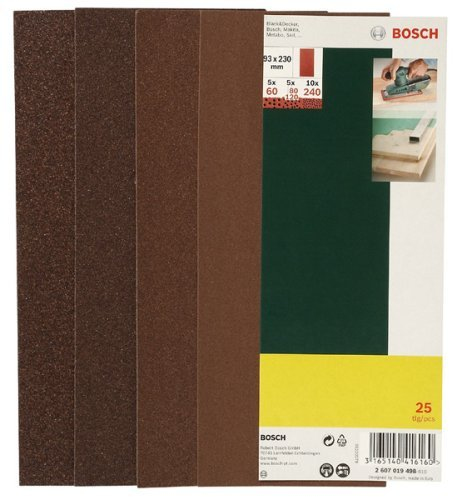Bosch Schleifblatt-Set pour Schwingschleifer