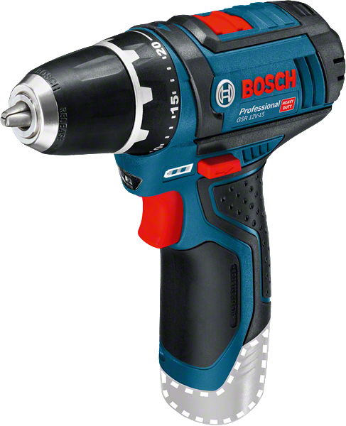 Bosch Akku-Bohrschrauber GSR 12V-15 Professional solo