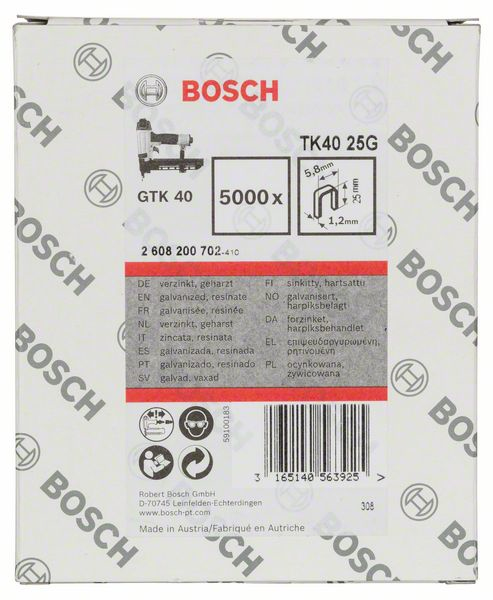 Bosch Professional Agrafe 1,2 / 25 mm