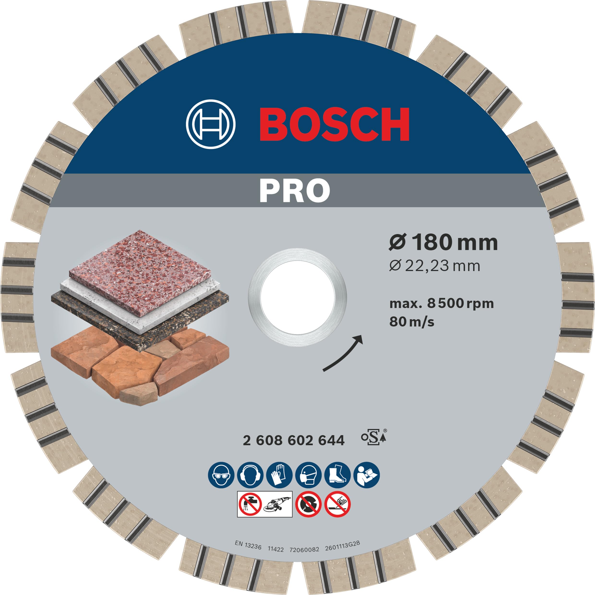 Bosch Professional Disque à tronçonner diamant Best for Stone