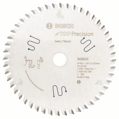 Bosch Top Precision 165x20 mm