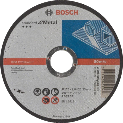 Bosch Professional Disque à tronçonner standard pour métal