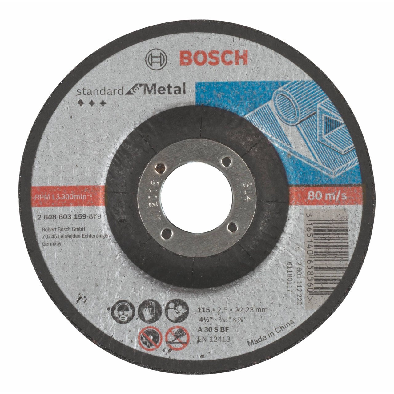 Bosch Professional Disque à tronçonner standard pour métal
