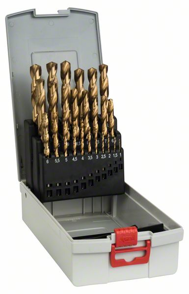 Bosch Jeu de forets à métaux ProBox HSS-TiN