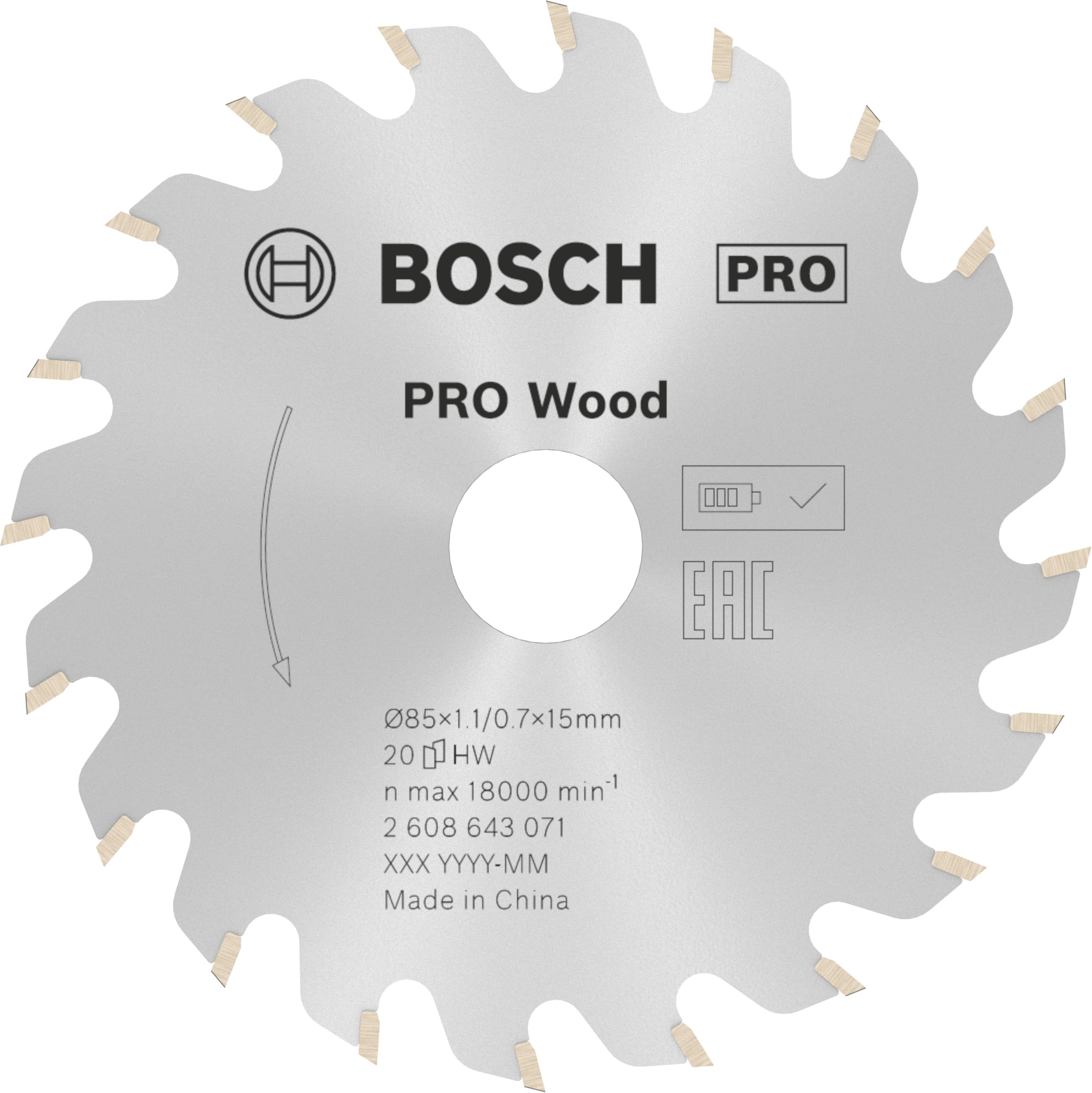 Bosch Optiline Wood 85x15x
