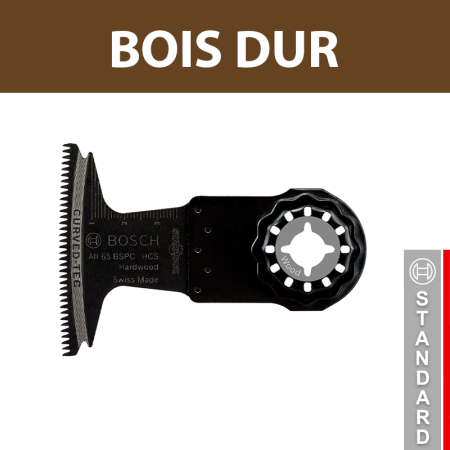 Bosch Lot de 25 lames plongeantes Starlock HCS AII 65 BSPC bois dur