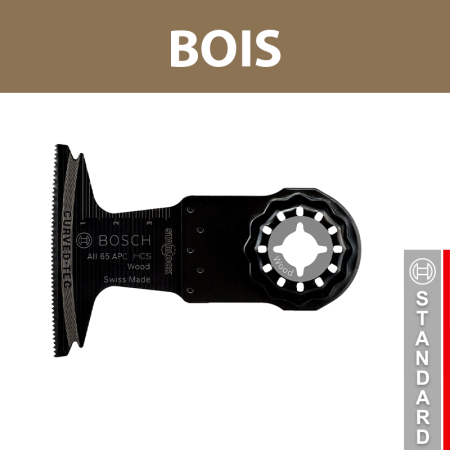 Bosch Lot de 25 lames plongeantes Starlock HCS AII 65 APC bois