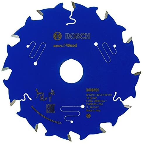 Bosch Lame p. scie circulaire Expert for Wood D. ext. 120 mm nbre. de dents 12 WZ perç