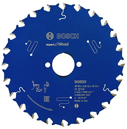 Bosch Lame de scie circulaire Expert pour bois 165 x 30 x 2,6 mm 24