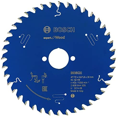 Bosch Lame p. scie circulaire Expert for Wood D. ext. 170 mm nbre. de dents 40 WZ perç