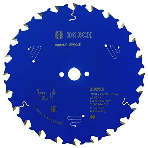 Bosch Lame de scie circulaire Expert pour bois 184 x 16 x 2,6 mm 24