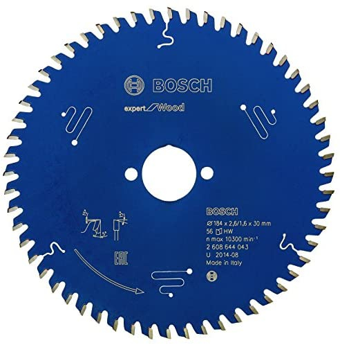 Bosch Lame de scie circulaire Expert pour bois 184 x 30 x 2,6 mm 56