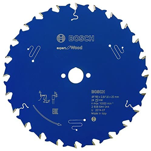 Bosch Lame de scie circulaire Expert pour bois 190 x 20 x 2,6 mm 24