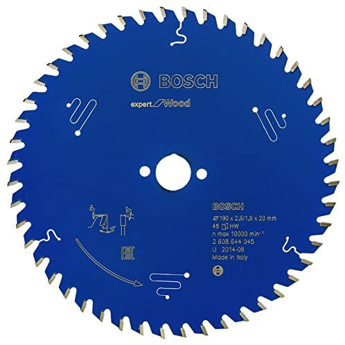 Bosch Lame de scie circulaire Expert pour bois 190 x 20 x 2,6 mm 48