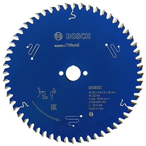 Bosch Expert Lame de scie circulaire pour bois 190 x 20 x 1,6mm 56 dents