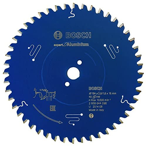 Bosch Lame de scie circulaire Expert pour aluminium 184 x 16 x 2,6 mm 48