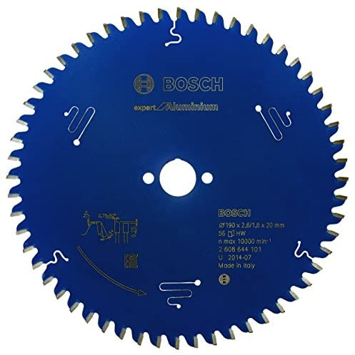 Bosch Expert Lame de scie circulaire pour aluminium 190 x 20 x 1,6mm 56 dents