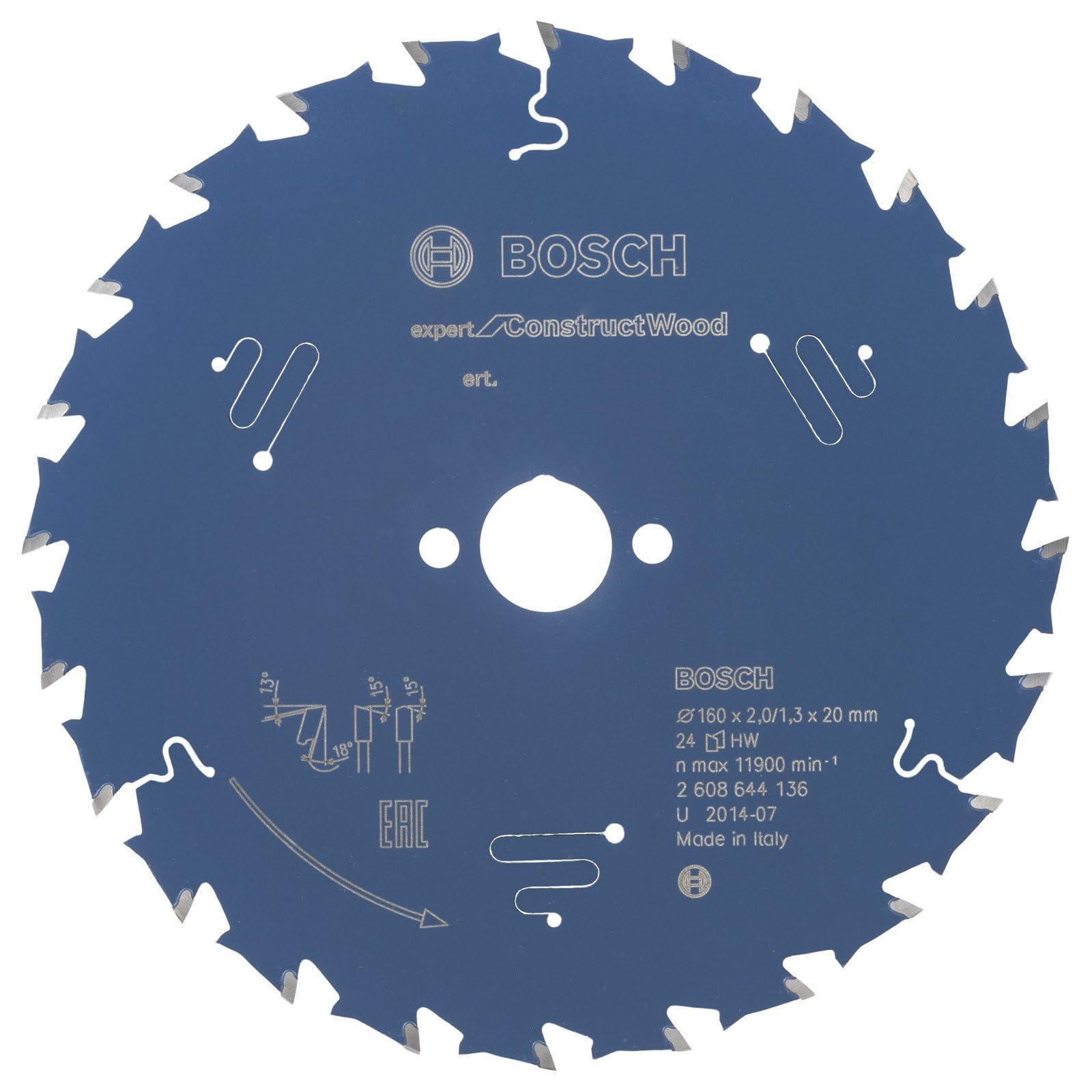 Bosch Kreissägeblatt Expert for Construct Wood