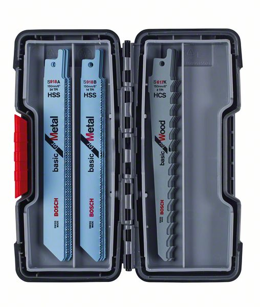 Bosch Säbelsägeblatt-Satz Wood and Metal Basic