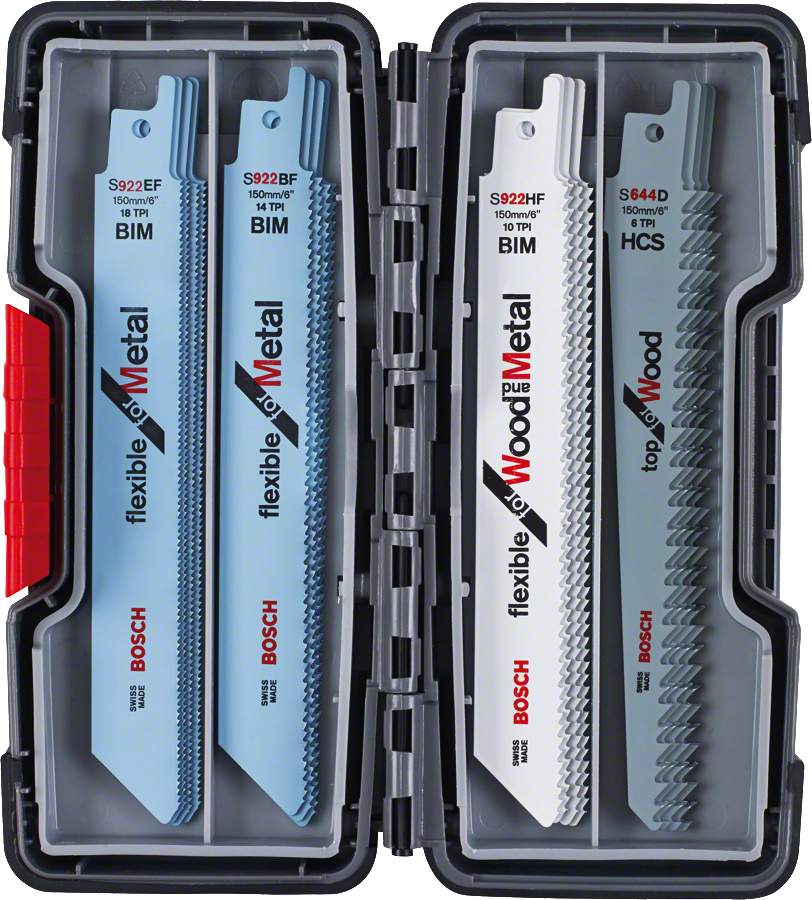 Bosch Jeux de 20 lames pour scie sabre en coffret
