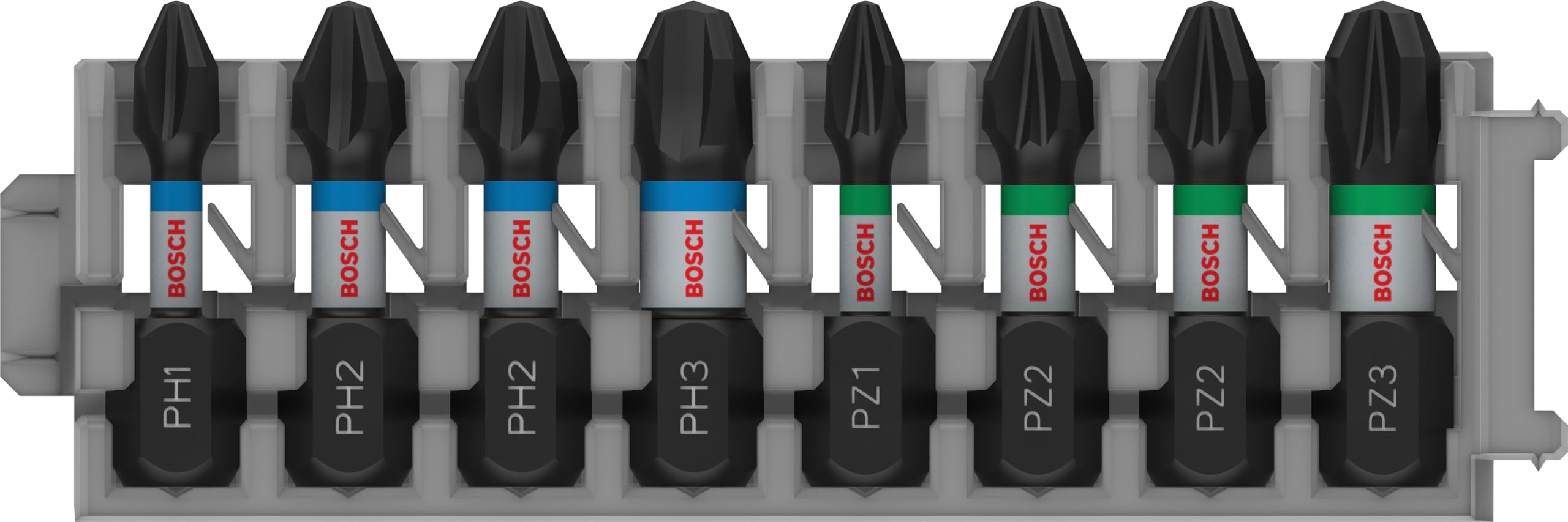 Bosch Professional 2608522323 Impact Embouts pour visseuse PH 1,2 x 3,3, PZ 2 x 2,3 : 25 mm : insert (5)