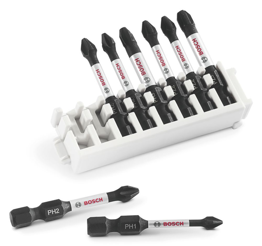 Bosch Jeu de 8 embouts de visseuse à choc assortis à queue hexagonale